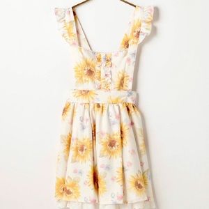 Liz Lisa sunflower skirt with removable top piece